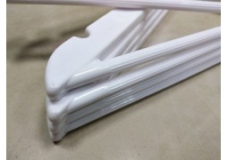 Плечики пластикові з металевим гачком 42х1см. (білі)